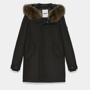 Parka à capuche avec fourrure de renard