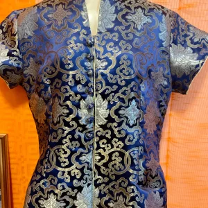 Chemise Chinoise Pure Soie Vintage