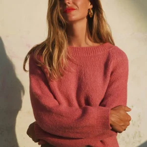 Pull Mandel vieux rose