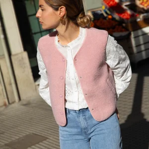 Gilet Celestino rose