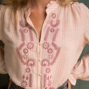 Chemise Carla rose