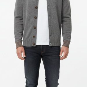 Emanuel Berg : Cardigan en Mérinos et Cachemire