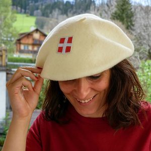Béret savoie femme écru