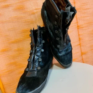 Bottines Fourrées Vintage Deadstock Fourrure 1970 Originales