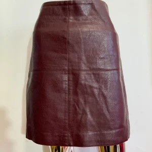 Jupe courte simili cuir Vintage Chic 1990