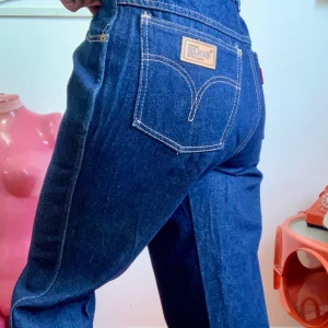 Jean Brut Vintage coton 1980 Elvis Forme Mom