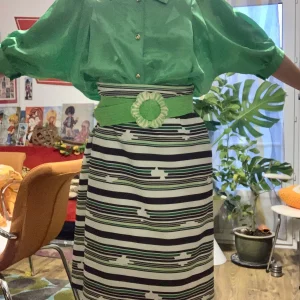 Jupe Motifs Original Vintage 80’s Rayures