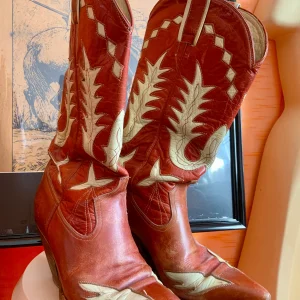 Bottes Santiags Mexico Authentiques Vintage Rares