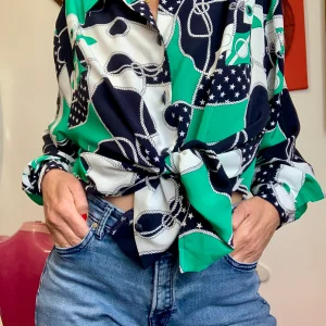 Chemise Motifs Originale Vintage 1980/90