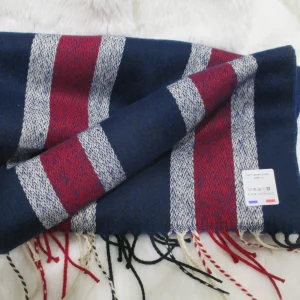 Echarpe Labonal à rayures – Homme – Réversible