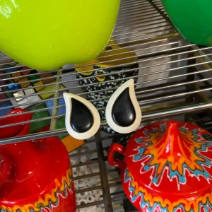 Originales Boucles d oreilles Vintage 1980 Forme Goutte