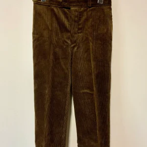 Pantalon droit Velours côtelé marron Vintage Deadstock 70/80 Velefa Amiens
