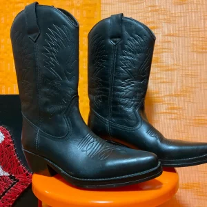 Bottes Santiags Cuir Noir Kentucky’s Western - Spain