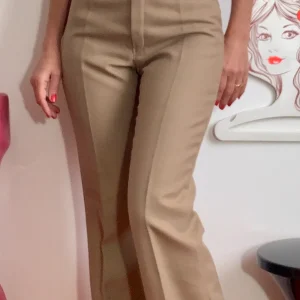 Pantalon pattes d’éléphant Vintage France Tergal Deadstock