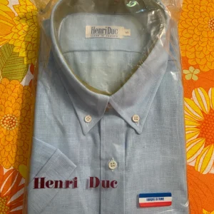 Neuve Deadstock Henri Duc Chemisette Vintage 1980 France