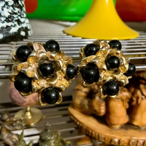 Boucles d’oreilles 1980 Chic Vintage