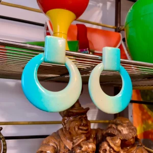 Boucles d’oreilles Créoles 1980 Fun