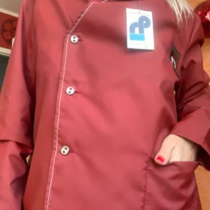 Blouse Marron surpiquée Vintage Tergal Neuf 1970