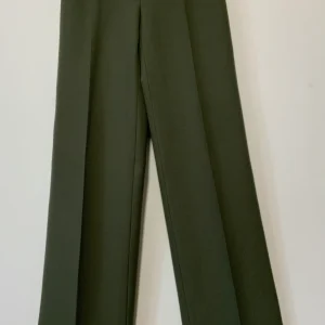 Pantalon Tergal 1970 Deadstock Forme Large Flare Kaki Laine