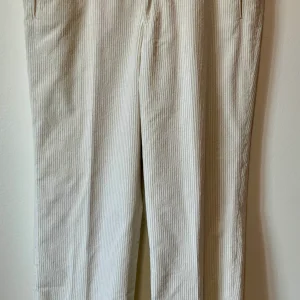 Pantalon velours côtelé Blanc Daniel Hechter Paris Vintage 1990