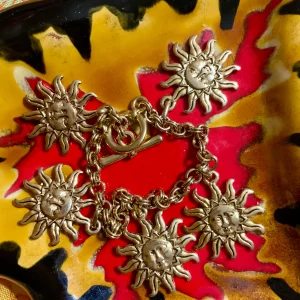 Bracelet a pendeloques Soleils Pur Vintage 1990