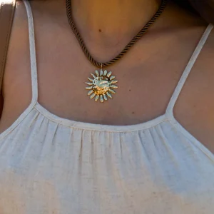 Collier Solano marron