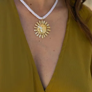 Collier Solano blanc