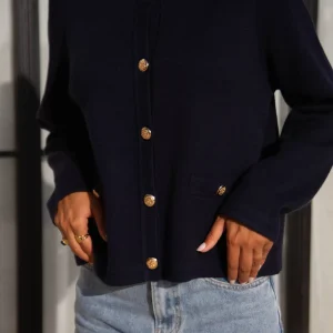 Gilet Cyprien bleu marine