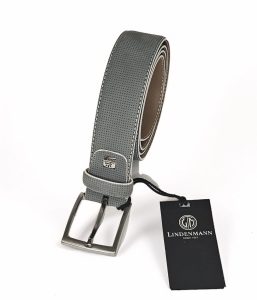 Ceinture en cuir Lindenmann: Blue Jean