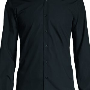 Soul of London: Chemise Ajustée à Manches Longues