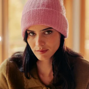 Bonnet Caméa rose clair