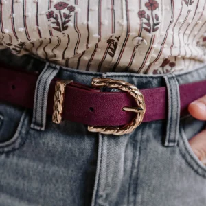 Ceinture Almira prune