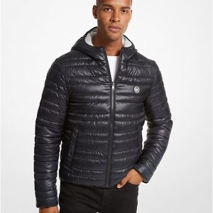 MICHAEL KORS: Veste bouffante réversible durable Noir