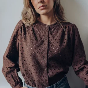 Chemise Alma marron