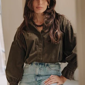 Chemise Bérénice kaki