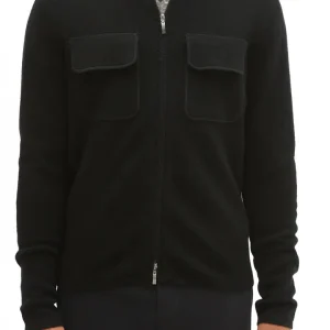 Robert Barakett: Cardigan zippé en laine Zanzibar