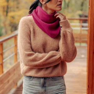 Foulard Maren fuchsia