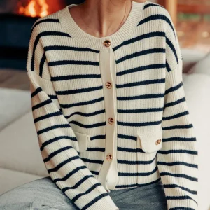 Gilet Téorien rayé