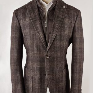 Jack Victor : Veston Sport Hybride Chocolat