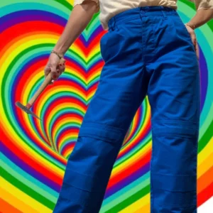 Pantalon de travail Jean denim Vintage