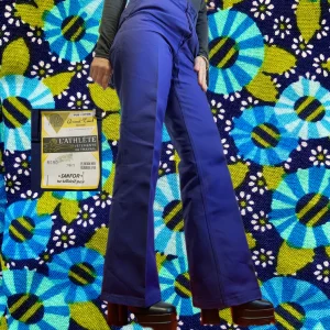 Pantalon Flare Bleu de travail Vintage Deadstock Pattes d’Eph Original France